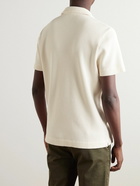 Mr P. - Waffle-Knit Organic Cotton Polo Shirt - Neutrals