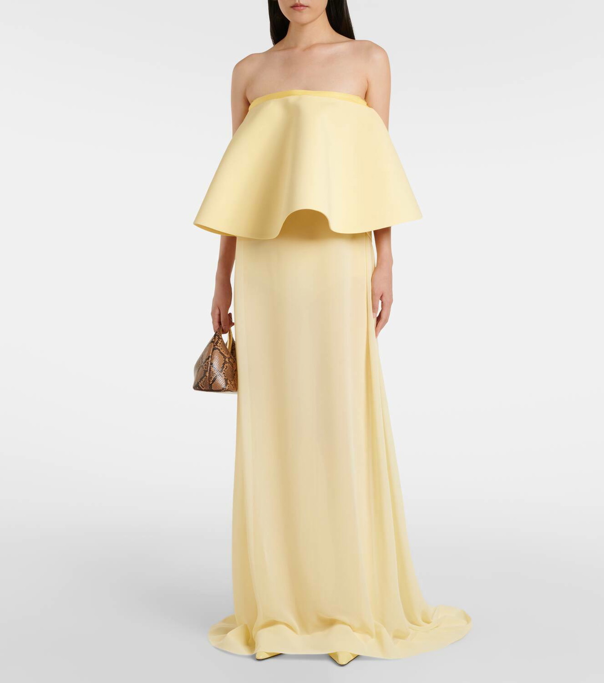 【関税＆送料込み】Jacquemus 'La Robe Agave' White Sleevele Jacquemus - Agave White Midi Dress