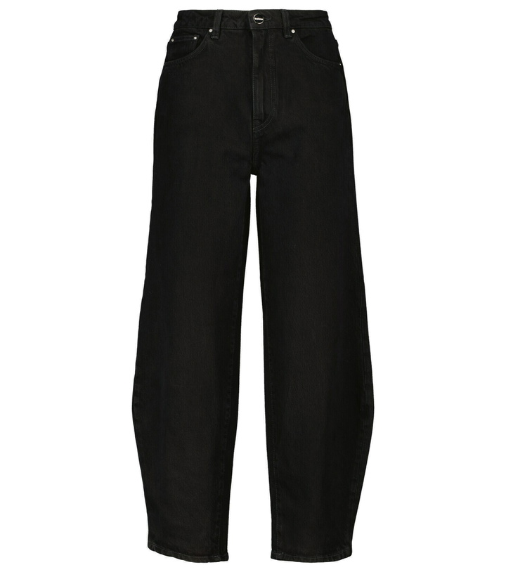 Photo: Toteme - High-rise barrel-leg jeans