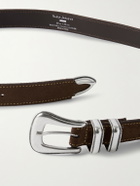 Nudie Jeans - 2.5cm Suede Belt - Brown