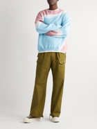 NOMA t.d. - Tie-Dyed Cotton-Jersey Sweatshirt - Blue