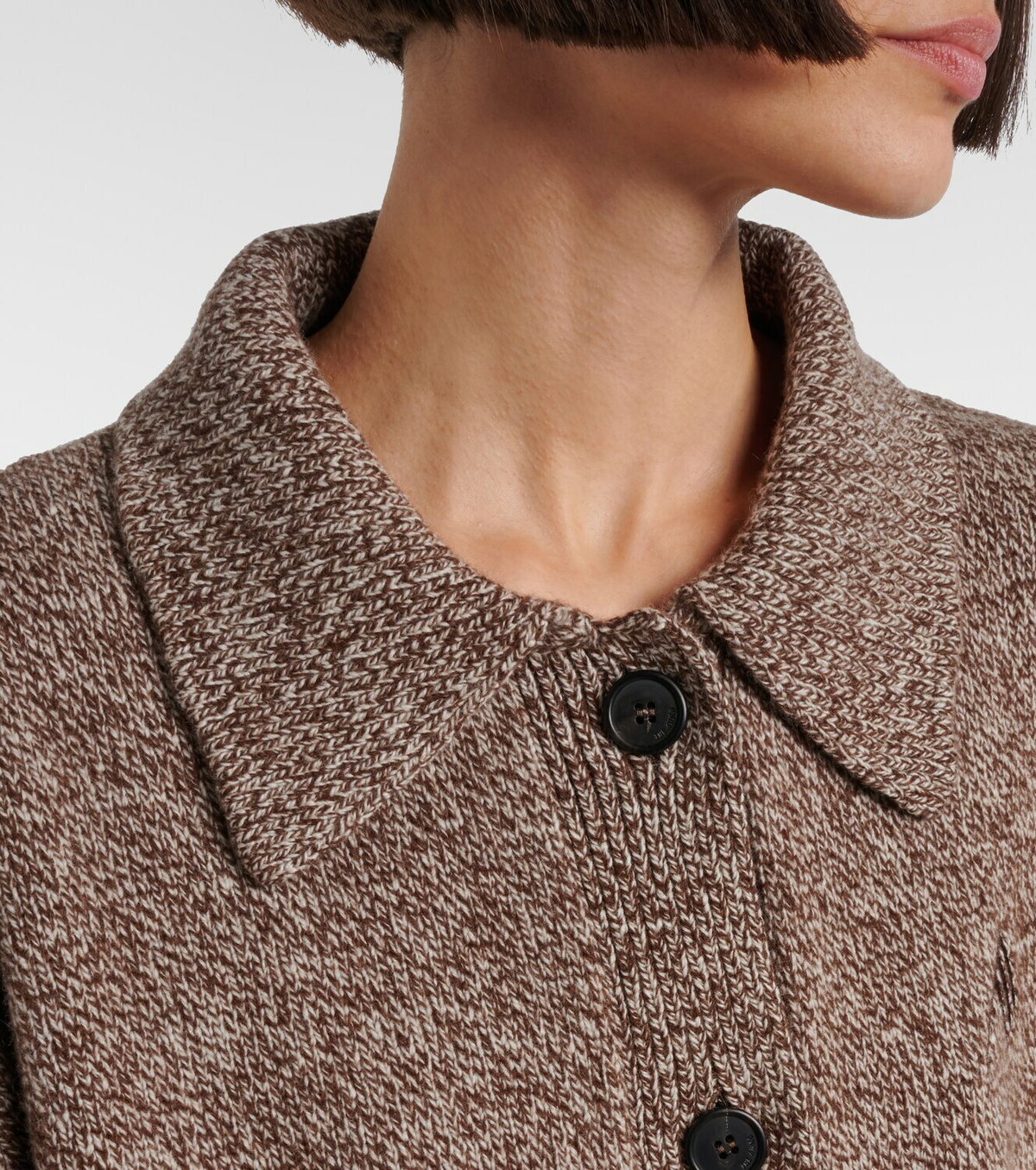 The Attico Wool and cashmere cardigan
