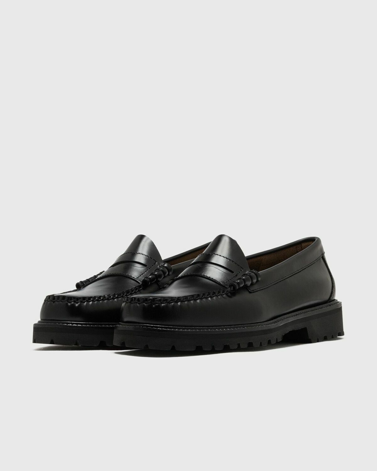 G H Bass WEEJUN 90 Larson Penny Black Mens Casual Shoe