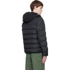 Moncler Black Vega Hooded Short Down Jacket