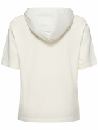 COURREGES Hooded Jersey Top