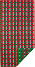 Dusen Dusen Multicolor Weave Towel Set, 3 pcs