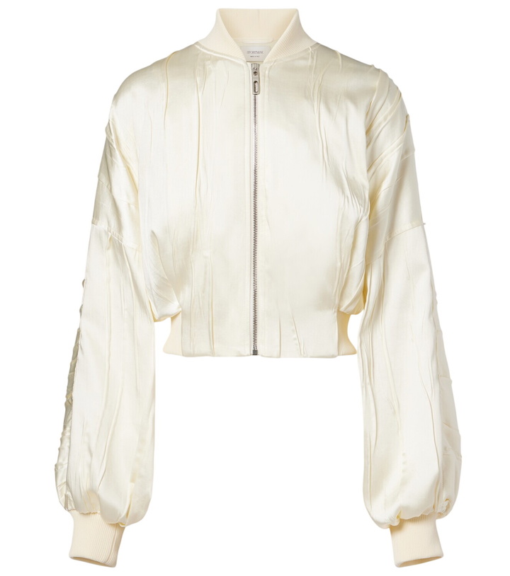 Photo: Sportmax Zorro cropped bomber jacket