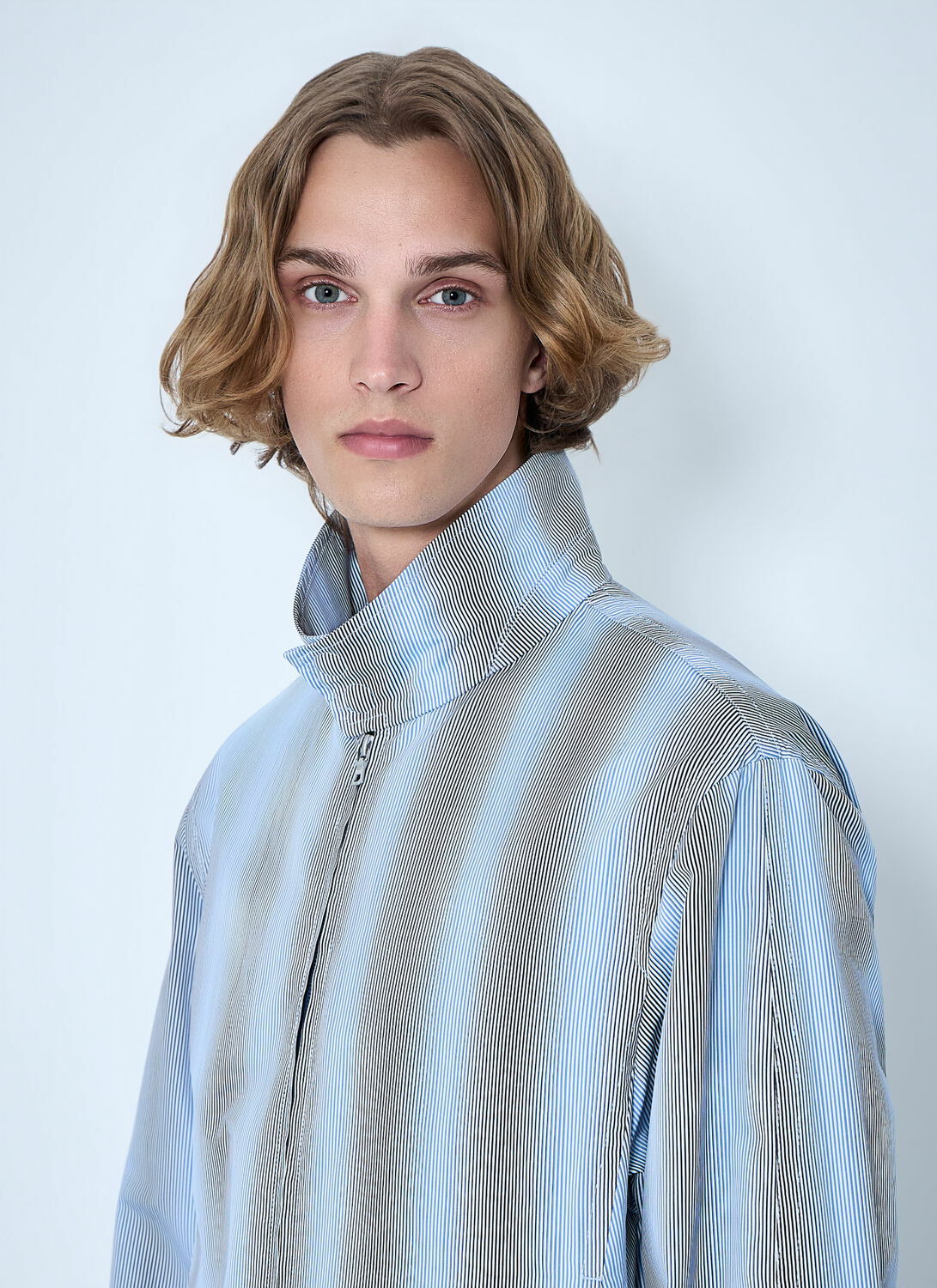 Dries Van Noten Striped Zip-Up Jacket