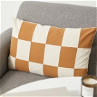 ferm LIVING Fold Patchwork Cushion in Sugar Kelp/Undyed 