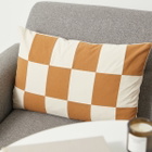 ferm LIVING Fold Patchwork Cushion in Sugar Kelp/Undyed 