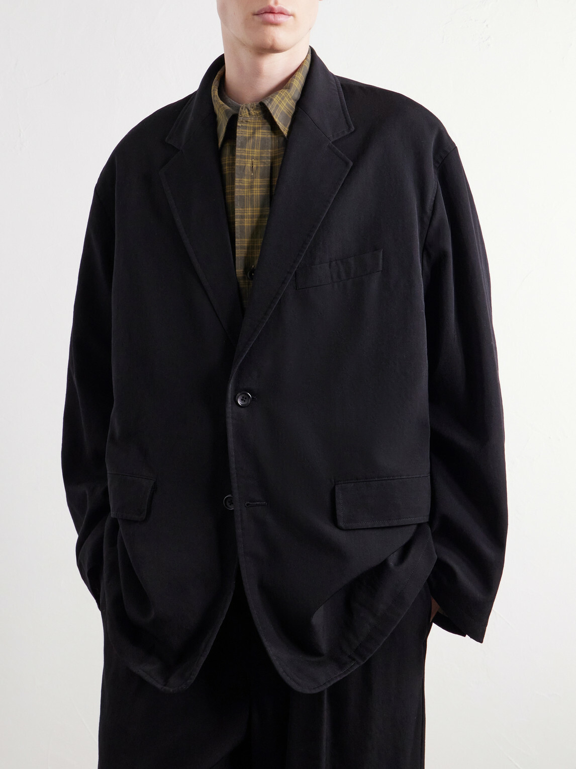 Graphpaper - Wool-Twill Blazer - Black