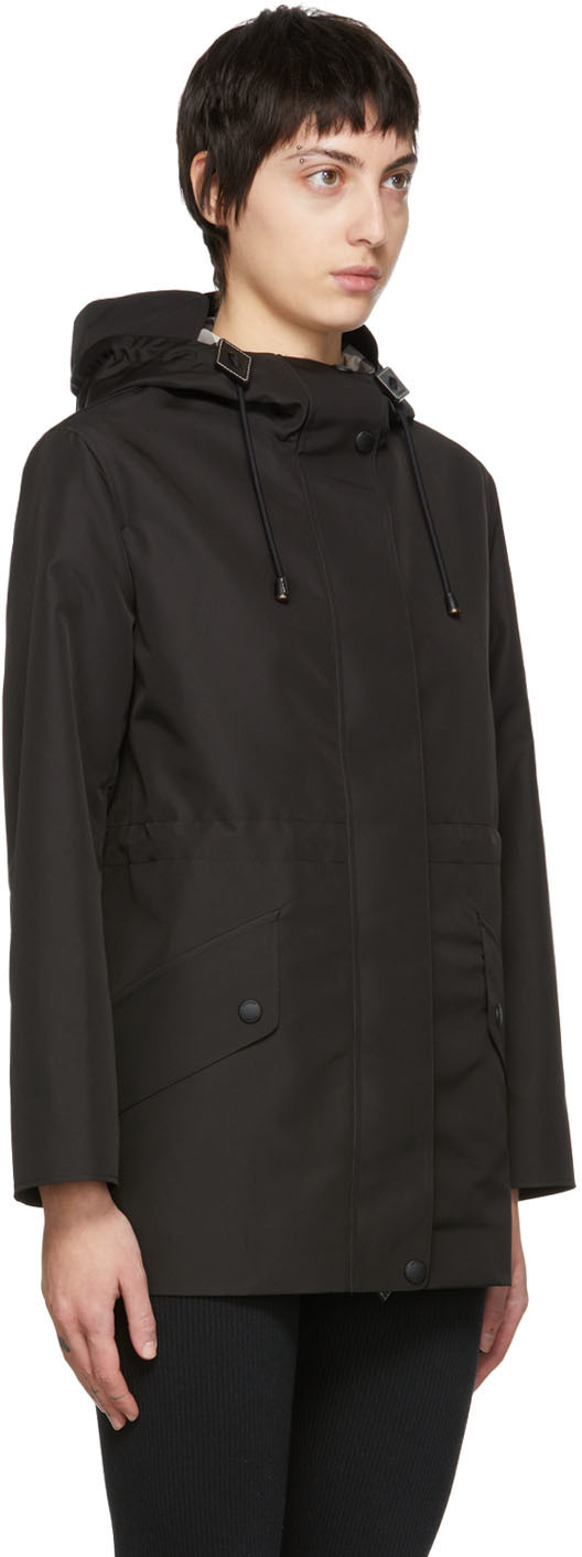 Burberry Black Lightweight Hooded Jacket Burberry