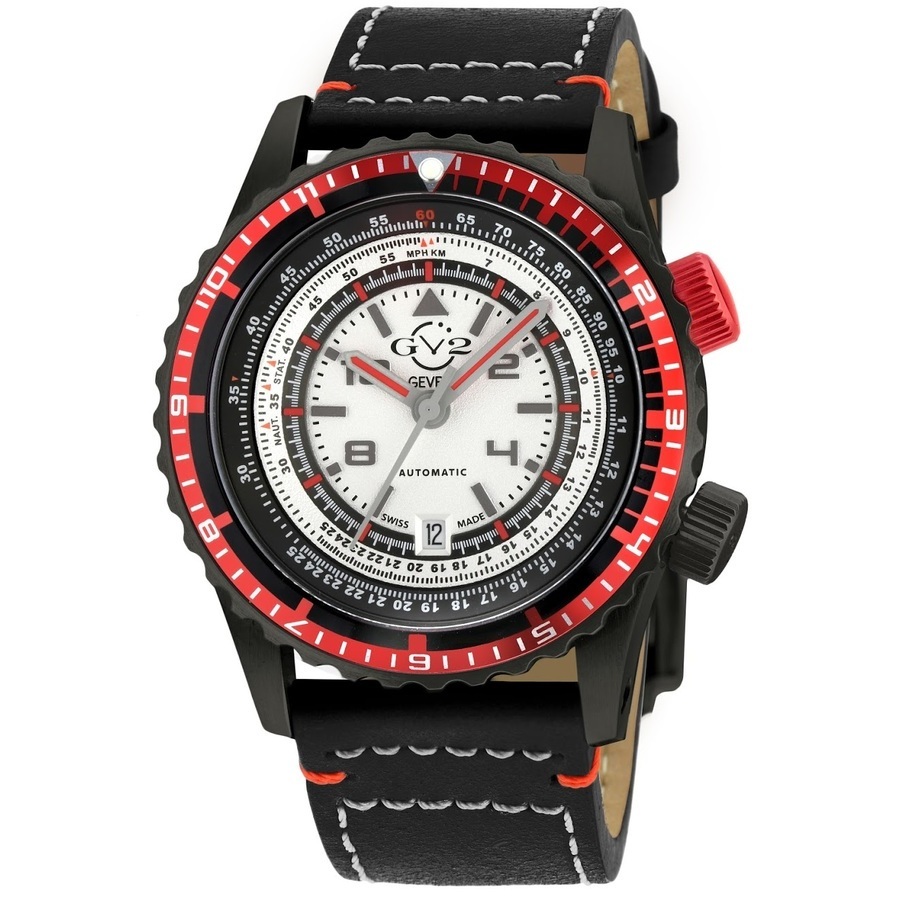 GV2 by Gevril Contasecondi Automatic Silver Dial Mens Watch 3508S