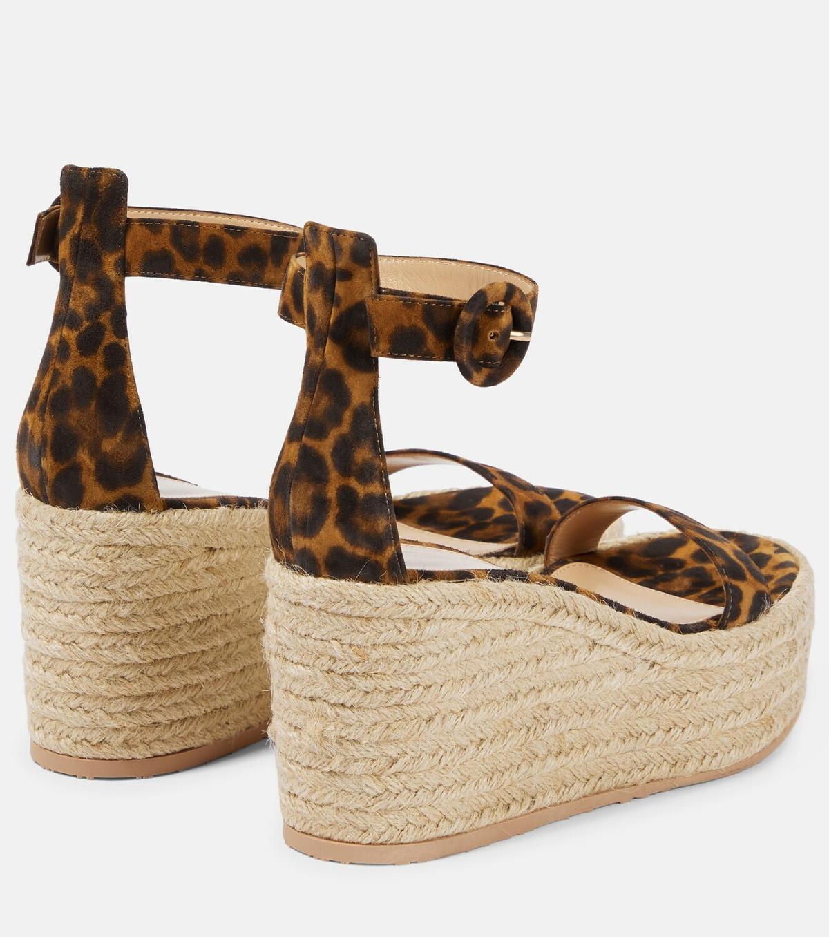 Gianvito Rossi - Portofino suede espadrille wedges Gianvito Rossi