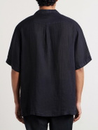Altea - Hadley Linen Shirt - Blue