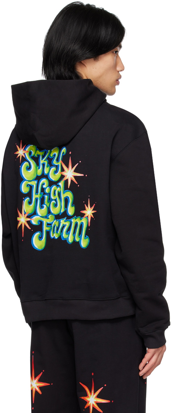 Sky High Farm Workwear Black Firework Hoodie Sky High Farm