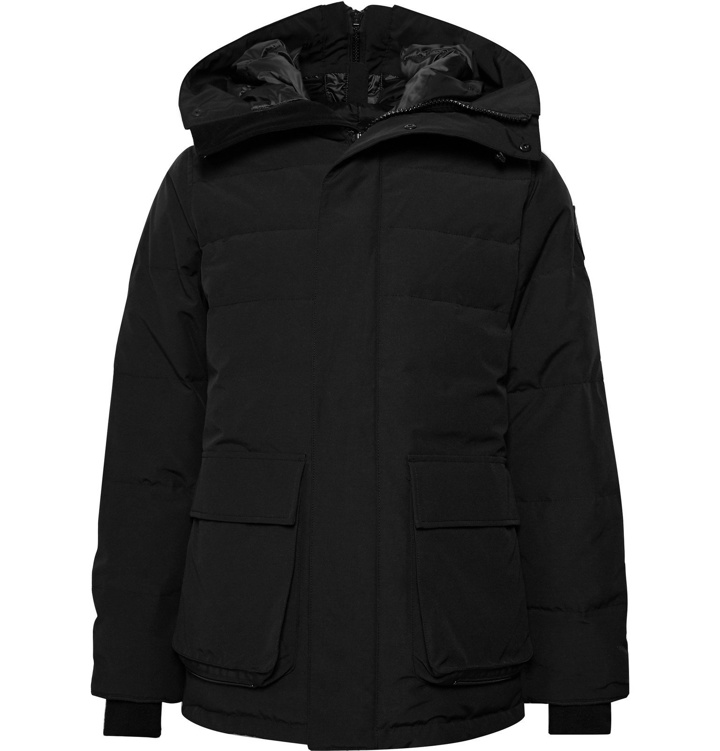 Photo: Canada Goose - Wedgemount Quilted Arctic Tech Hooded Down Parka - Black