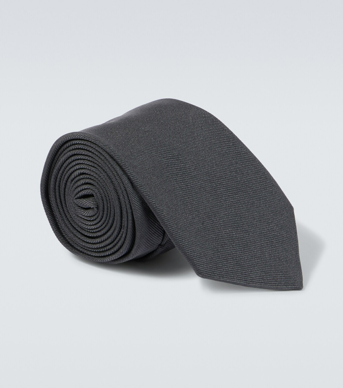 Prada Logo silk tie