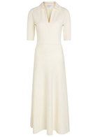 Gabriela Hearst Bradley Wool-blend Midi Dress Ivory