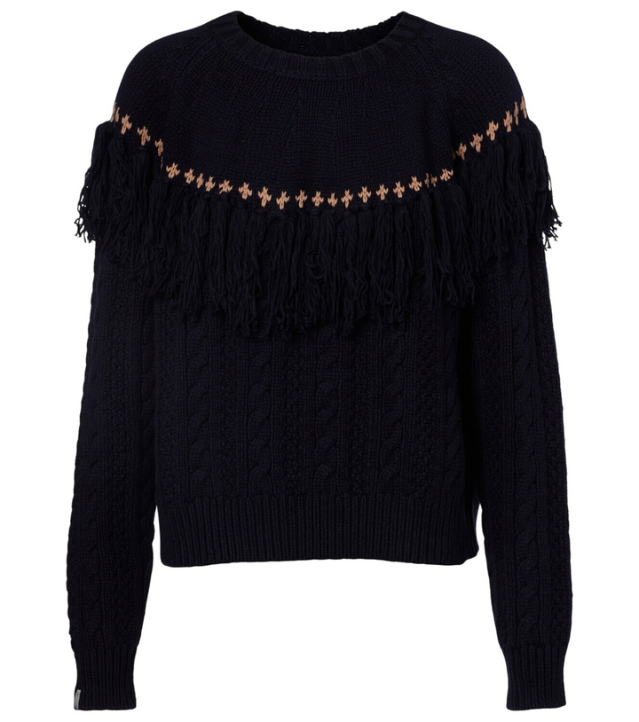 Photo: The Upside Clara fringed wool and cotton sweater