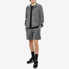 Save Khaki Men's Twill Terry Utility Sweat Shorts in Black
