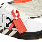 Off-White Women's Low Vulcanized Canvas Sneakers in White