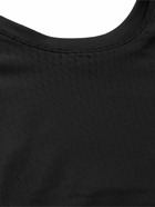 DISTRICT VISION - Air-Wear Logo-Print Stretch-Mesh Top - Black