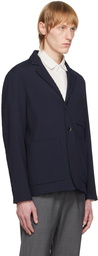 Barena Navy Overshirt Blazer