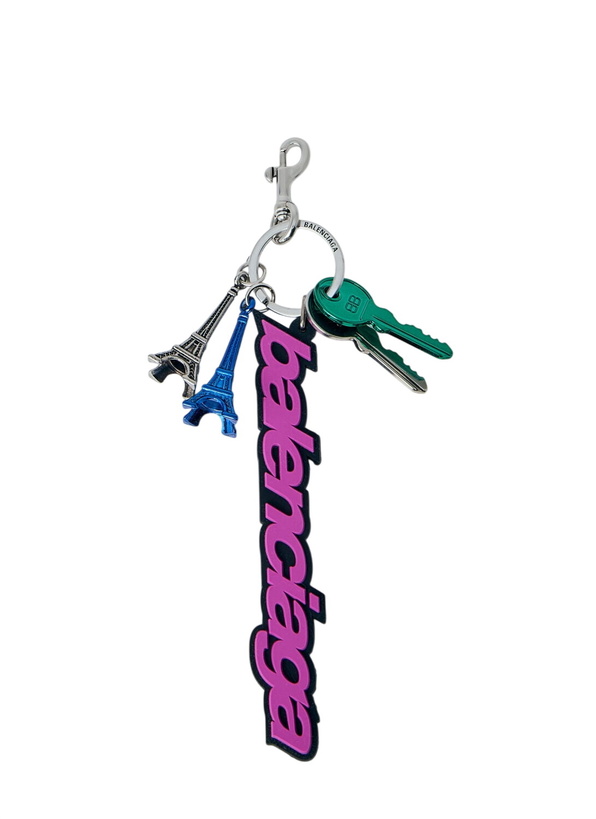 Photo: Balenciaga Biker Logo Keychain