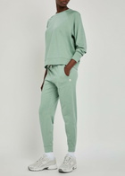 Vuori Performance Cropped Slubbed Jersey Sweatpants Blue