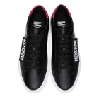Moschino Black and Pink Label Sneakers