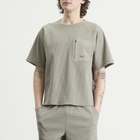 Purple Mountain Observatory Men's Waffle T-Shirt in Concrete