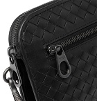 Bottega Veneta - Intrecciato Leather Travel Wallet - Men - Black