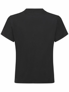 COURREGES Ac Straight Dry Jersey Cotton T-shirt