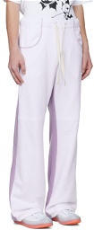 TheOpen Product SSENSE Exclusive White Contrast Lounge Pants