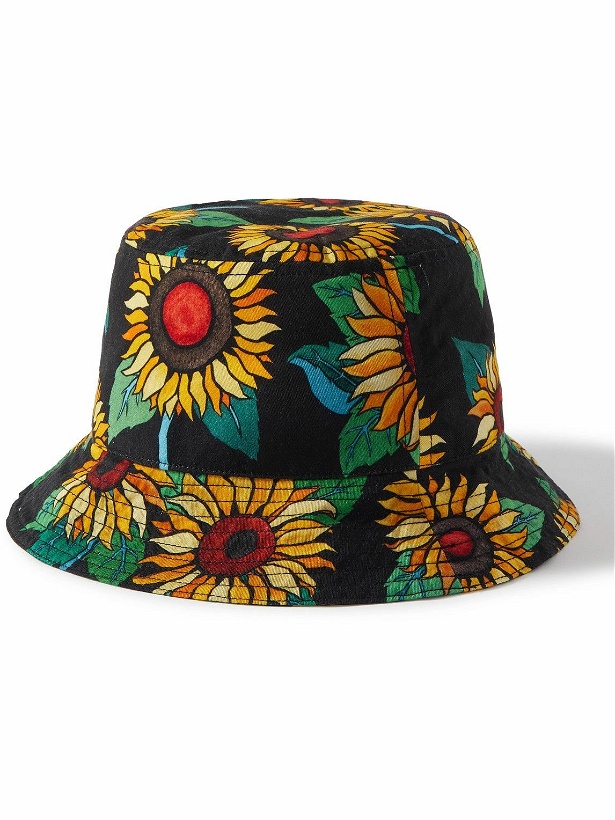 Photo: Endless Joy - Sunflower Printed TENCEL™-Blend Twill Bucket Hat