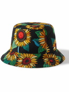 Endless Joy - Sunflower Printed TENCEL™-Blend Twill Bucket Hat