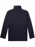 Kaptain Sunshine - Merino Wool Rollneck Sweater - Blue
