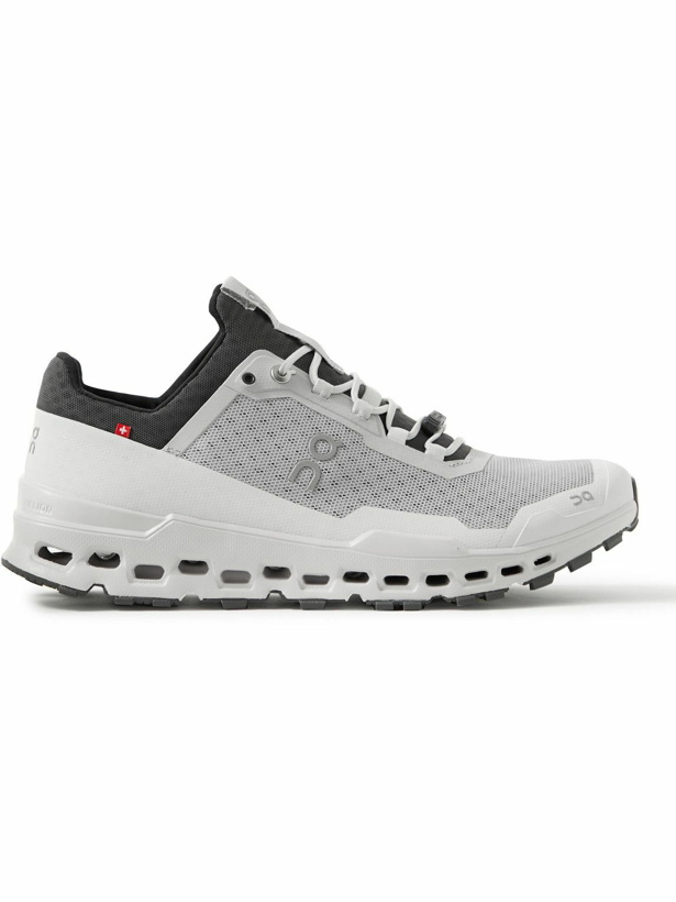 Photo: ON - Cloudultra Rubber-Trimmed Mesh Trail Running Sneakers - White