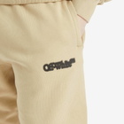 Off-White Men's Spray Arrow Cuffed Sweat Pants in Crème Brulee