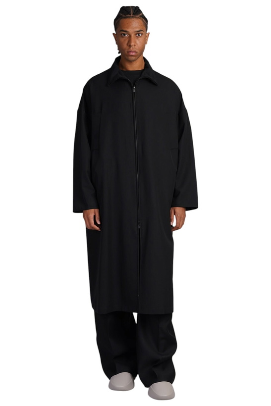 Photo: Fear of God Trench In Black Wool