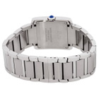 Cartier Tank Francaise Medium Model Diamond Silver Dial Ladies Watch W4TA0028