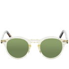 Moscot Men's Miltzen Sunglasses in Green/Citron/Tortoise