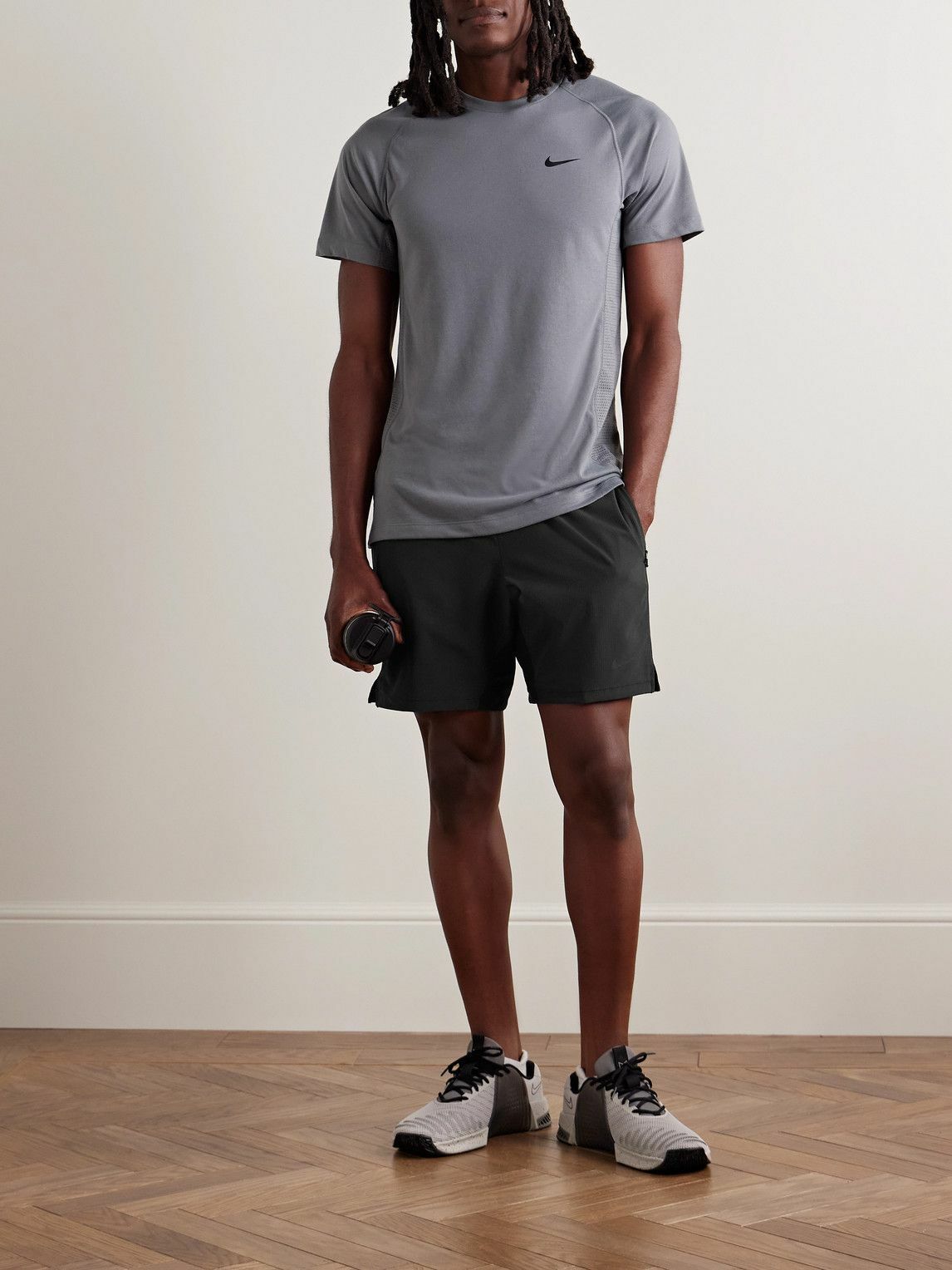 Nike Training - Flex Rep 4.0 Straight-Leg Dri-FIT Ripstop Shorts - Black