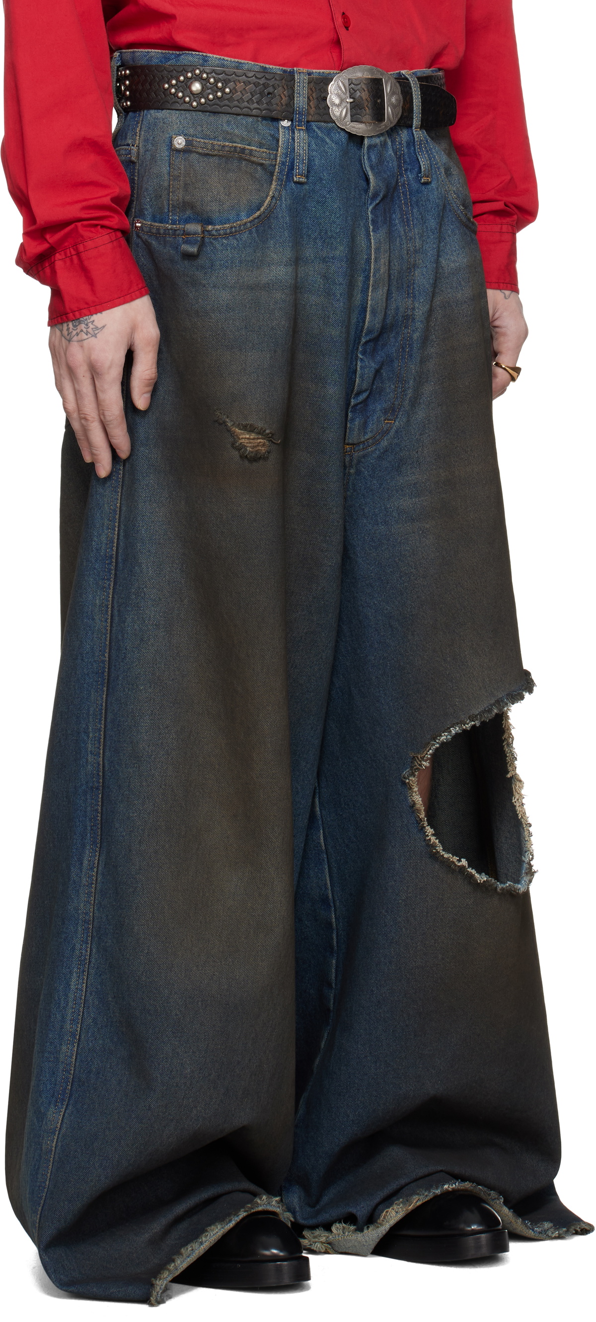 LU'U DAN Blue Dumpster Denim Jeans LU'U DAN
