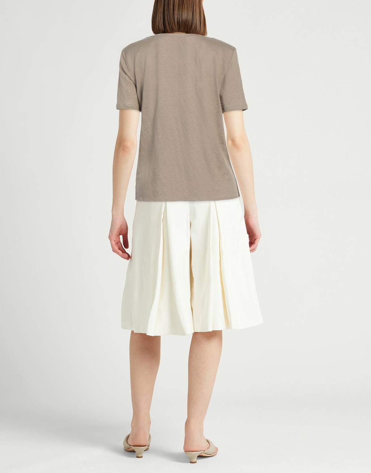 Majestic Filatures Womens T-shirt in Beige