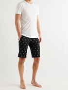 POLO RALPH LAUREN - Logo-Print Cotton-Jersey Pyjama Shorts - Black