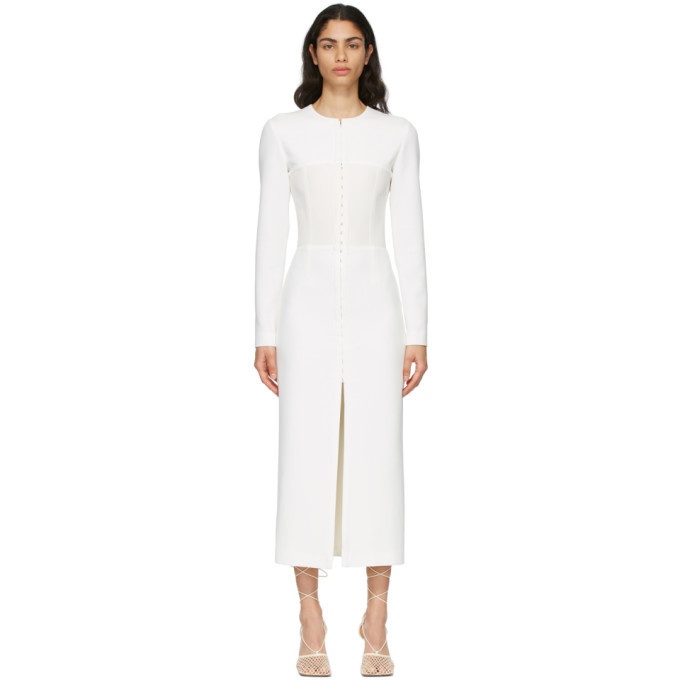 Photo: Dion Lee White Open Neck Bustier Dress
