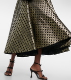 Giambattista Valli Jacquard A-line midi dress