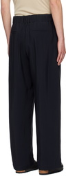 Studio Nicholson Navy Noam Trousers